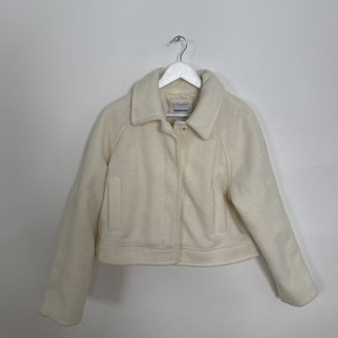 Veste crème Bershka