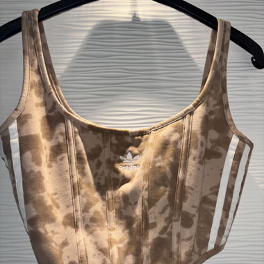 Adidas Beige Corset Top, Size 36