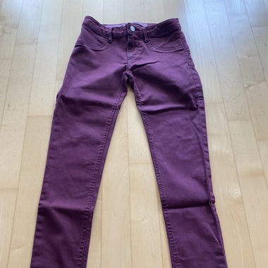 Pantaloni bordeaux bambina 14-15 anni