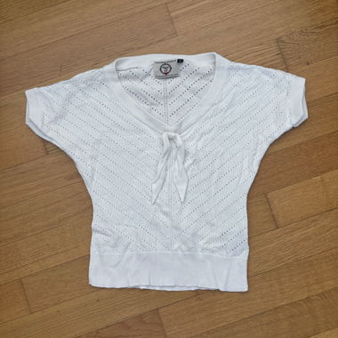 Top ajouré blanc Dancing Days