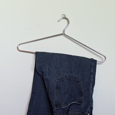 Black Straight Leg Jeans