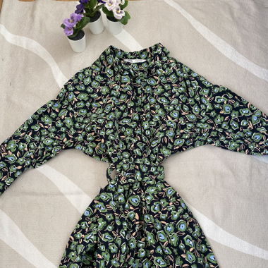 Zara Hemdkleid mit Taschen