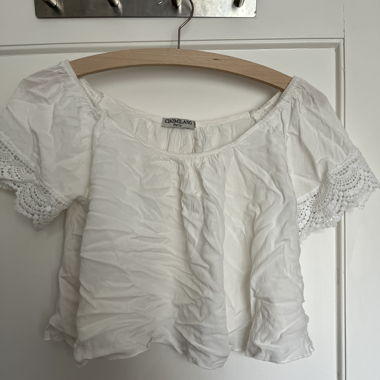 Schulterfreies Sommertop