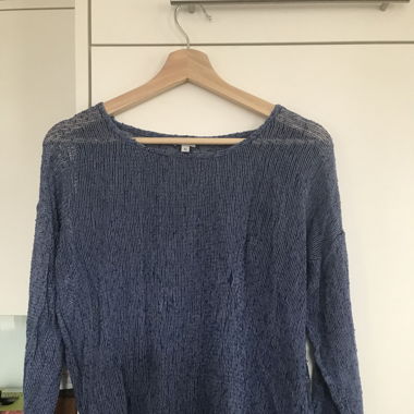 Leichter Sommerpullover Natura Blau