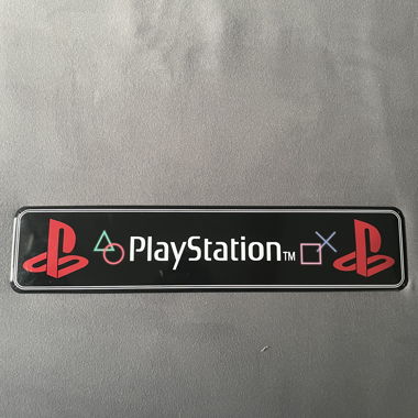 Playstation Dekoration Metallplatte