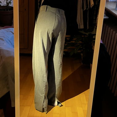 Grey Fabric Trousers Gr. 38