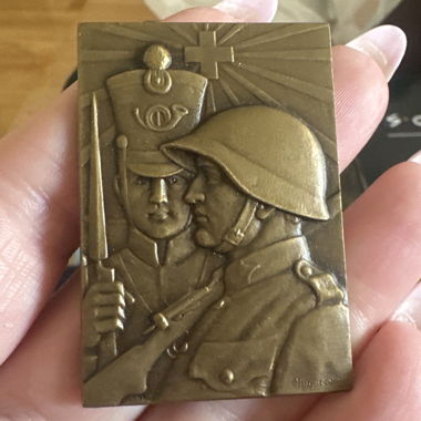 Medaglia commemorativa in bronzo