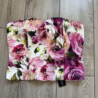 Floral pattern corset