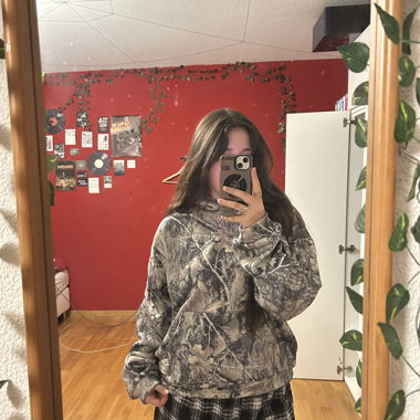Pull à capuche camouflage