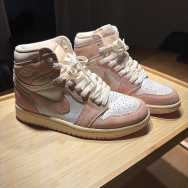 Nike Air Jordan 1 High OG Washed Pink non indossate