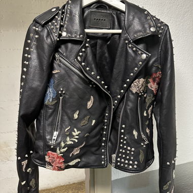 Designer Faux Leather Jacket