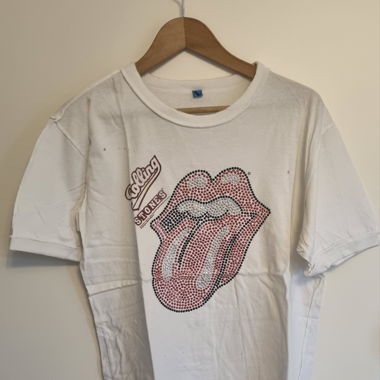 T-shirt Rolling Stones blanc