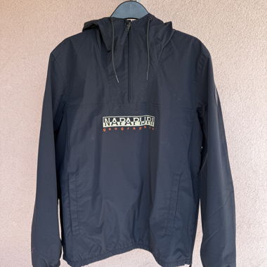 Napapijri black windbreaker jacket