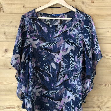 Blusa a Maniche Corte Tom Tailor