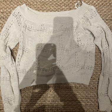 White Knit Sweater