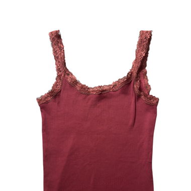 rosa Spitzentop