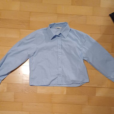 Formal blue blouse