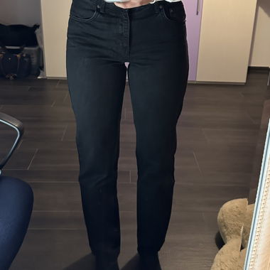 Schwarze Pull&Bear straight leg Jeans Gr. 38