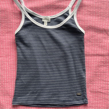 Striped Strappy Tank Top