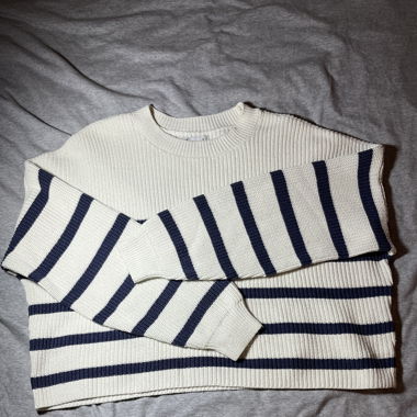 Striped Knit Sweater