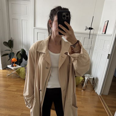Oversized 90ies trench coat