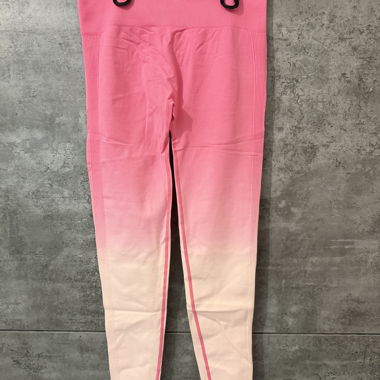 Rosa Gradienten-Leggings