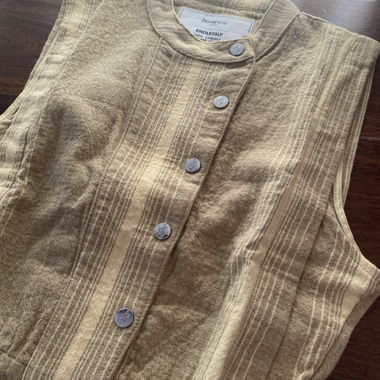 Berenice gestreifter ärmelloser Playsuit T38
