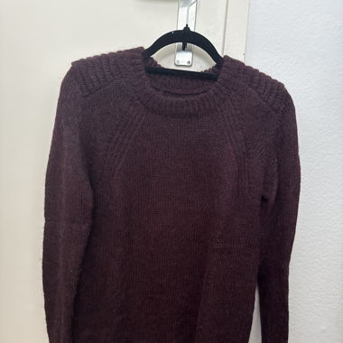Pull mkt studio bordeaux 40% alpaga 