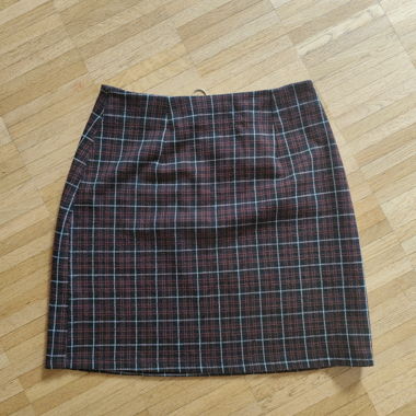 Vero Moda checked mini skirt S