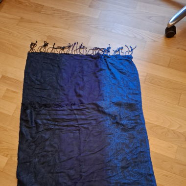 Blauer Paisley Paschmina Schal