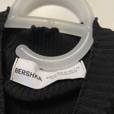 Bershka Black Midi Dress