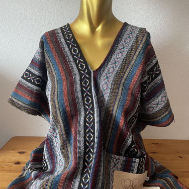 Poncho hippie