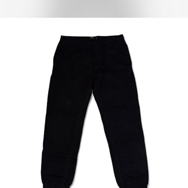 Pantaloni della tuta neri con vita elastica