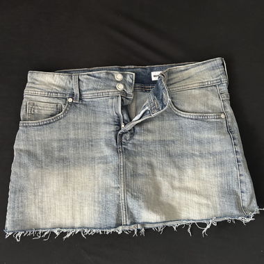 Jupe en jean Bershka