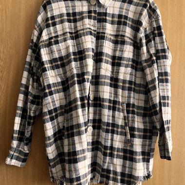 Giacca camicia a quadri ZARA