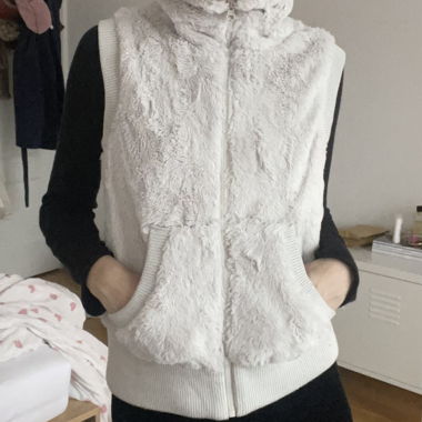 flauschiges gilet
