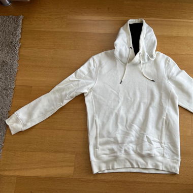 H&M oversized Hoodie off white/cream - S
