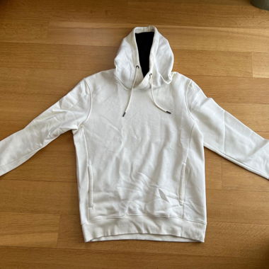 H&M oversized Hoodie off white/cream - S
