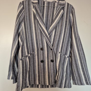 Gestreifter Sommer Blazer