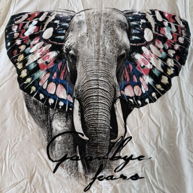 Elephant Print Tank Top