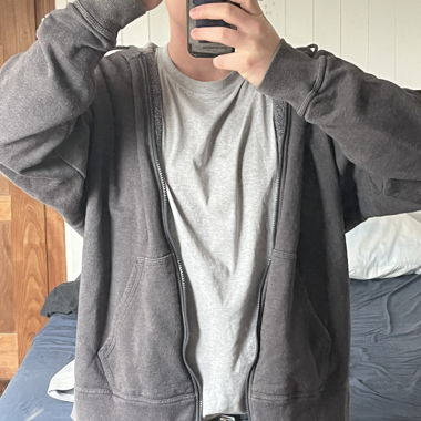 Zip up Hoodie grey