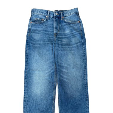 blaue Jeans-Hose Relaxed Fit (28/30, H&M)