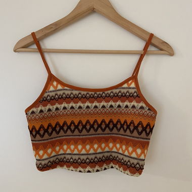 Boho style crop top 