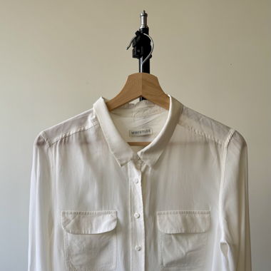 Whistles 100% silk shirt, size 38-40 (M-L)