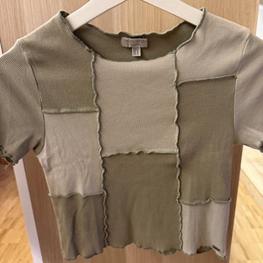 Haut court en patchwork