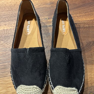 Black Jenny Fairy Espadrilles