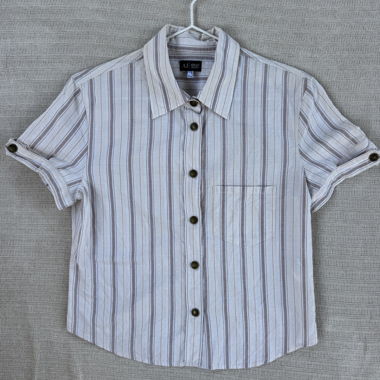 Chemise Armani à manches courtes rayée