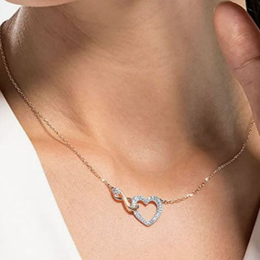 Swarovski Halskette Infinity Love