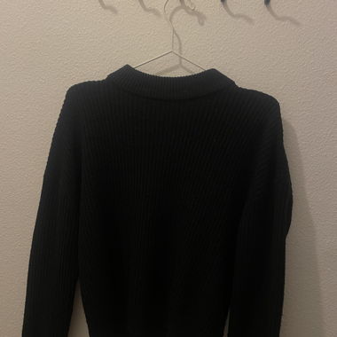 Black Knit Sweater