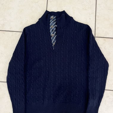 Woll Pullover Blau von McGregor